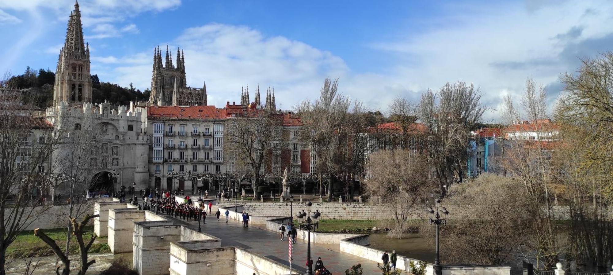 Burgos Contempla Centro Historico. Frente Al Arco Apartment Bagian luar foto